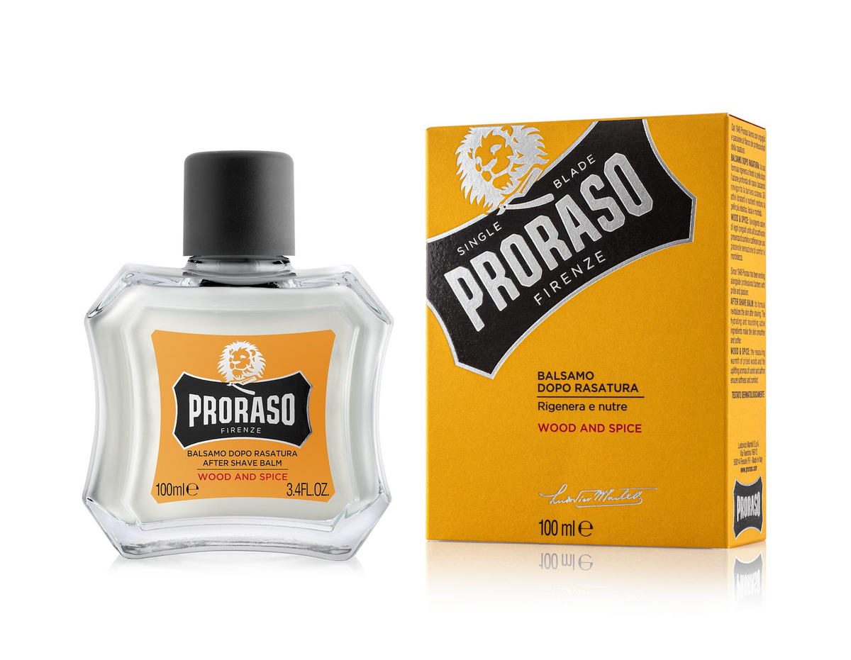 Proraso Baume Après-Rasage Bois et Épices 100 ml