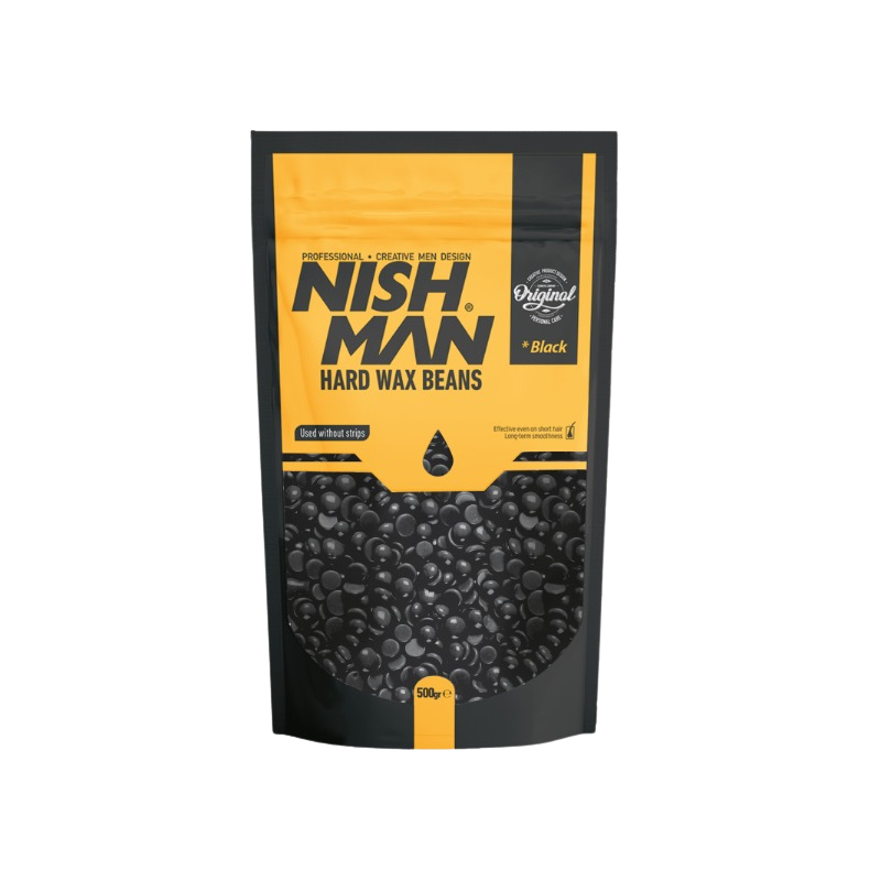 Nish Man Hard Wax Bohnen 500Gr. - Black