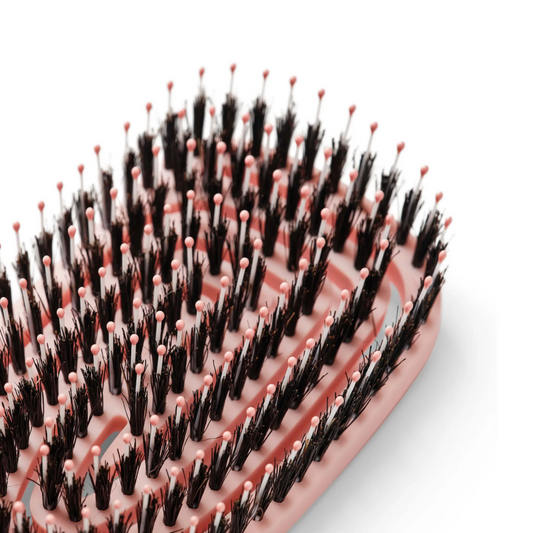 Bratt Peniculus Flexibrush Combo Bristles - Pastel Pink