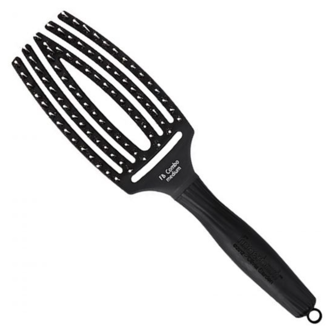 Olivia Garden Finger Brush Black Combo Medium