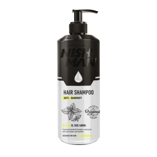 Nish Man Anti-Dandruff Shampoo 480ml - 12 PCS