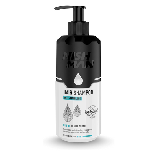 Nish Man Anti-Hair Loss Shampoo 480ml - 12 PCS