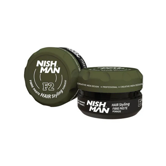 Nish Man Fibre Paste Hair Styling Pomade F2 - 100ml - 12 PCS