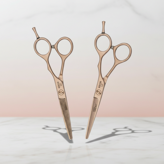 Eurostil Scissors Set Neostar Rose Gold Size 5.5