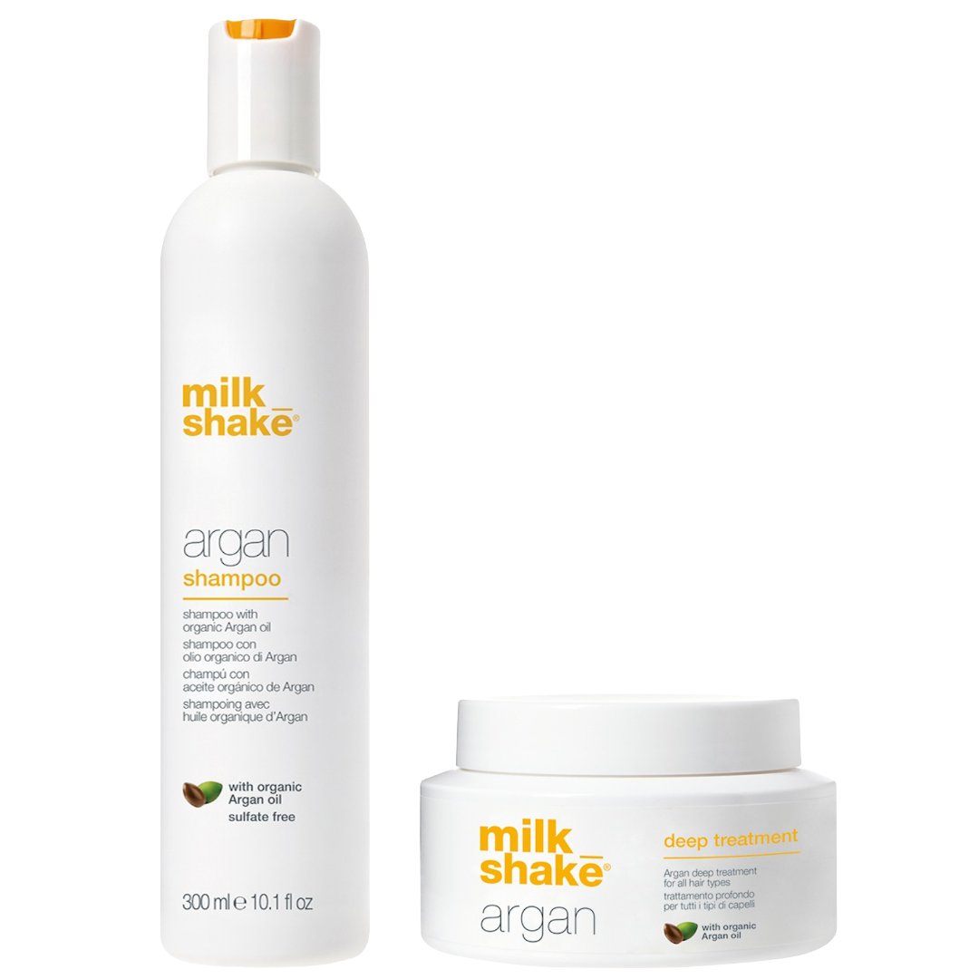 Milkshake Argan Shampoo 300ml + Argan Treatment 200ml