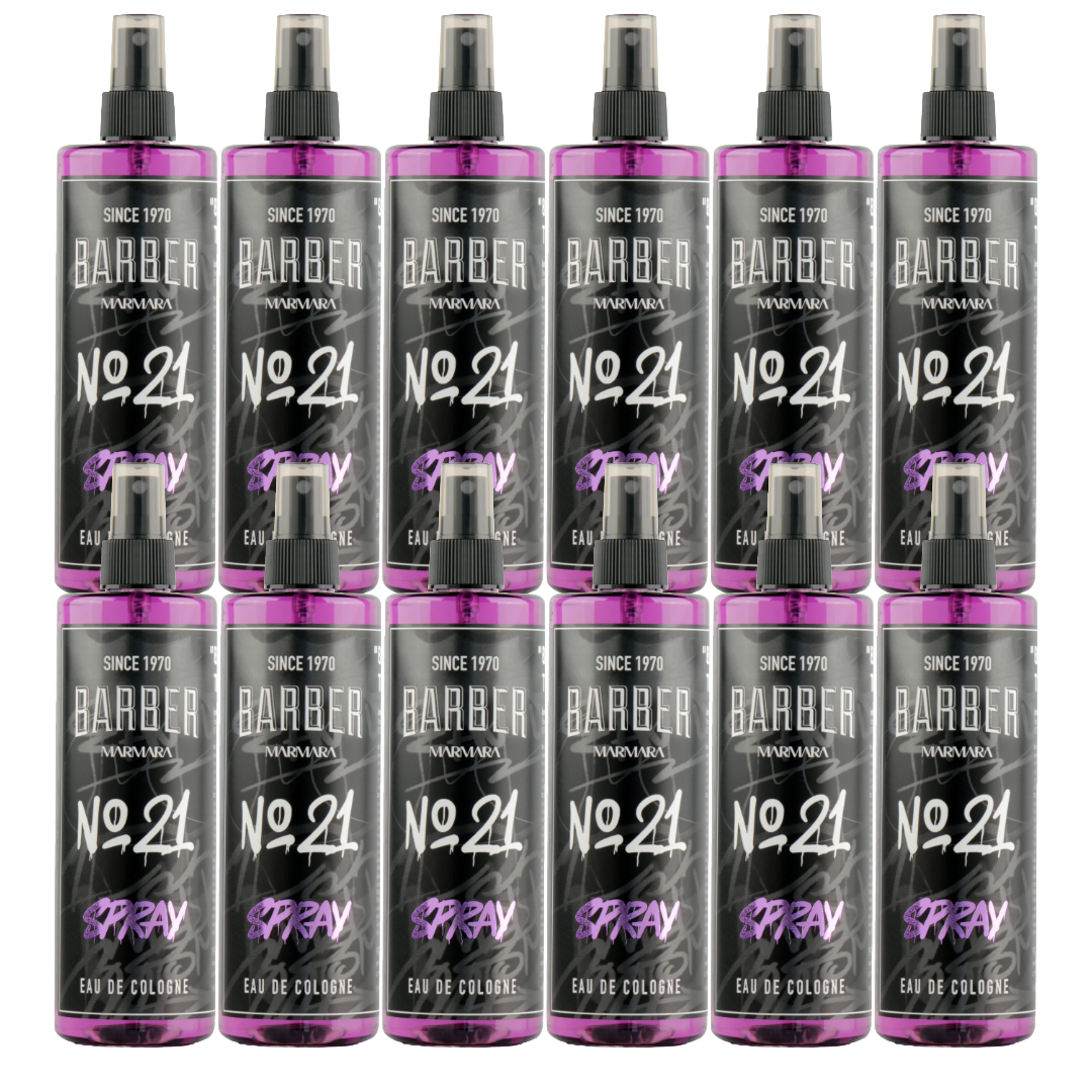 MARMARA BARBER GRAFFITI Series Spray Cologne 400ml No. 21 - 12 Pieces