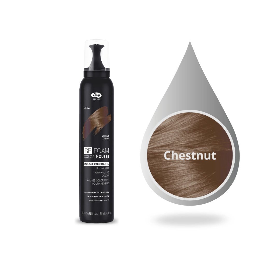 Lisap Refoam Color Mousse 15 - Châtain