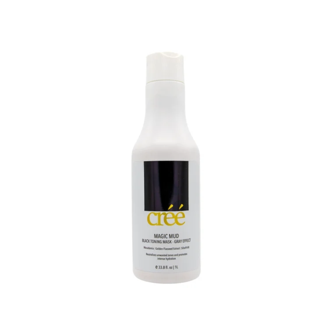 Créé Professional Magic Mud Black Toning Mask - Effet Gris 1000ml