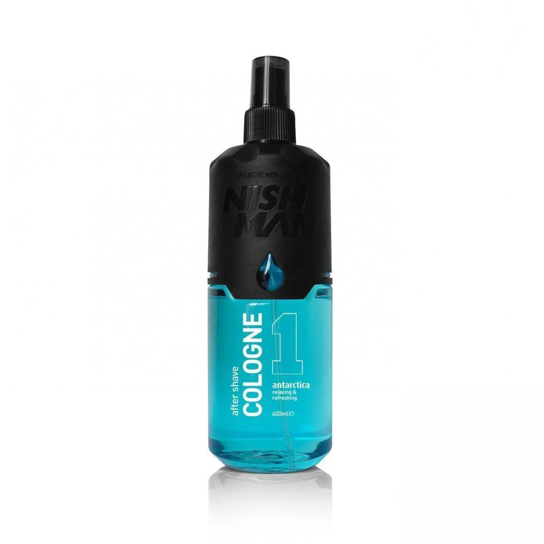 Nish Man After Shave Cologne 01 ANTARTICA 400ml - 12 Stk.