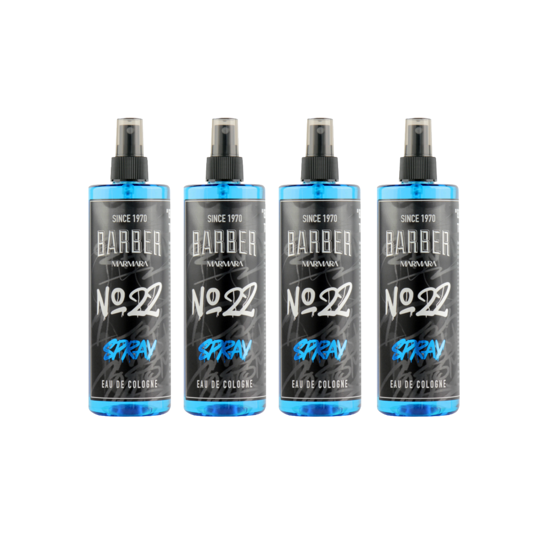 MARMARA BARBER GRAFFITI Series Spray Cologne 400ml Nr. 22 - 4 STÜCK