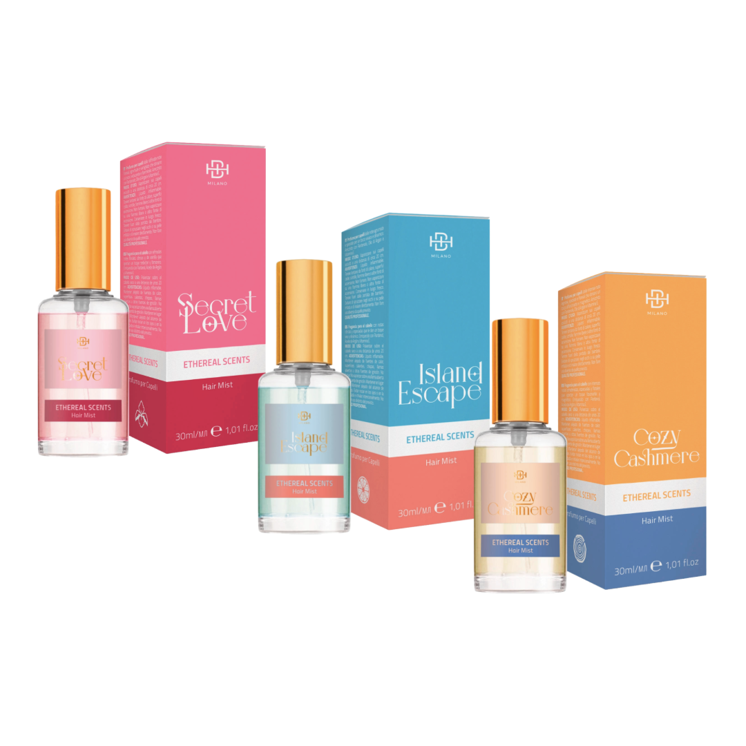 Lisap BHH - Brume pour Cheveux Ethereal Scents - Pack de 3 Variétés