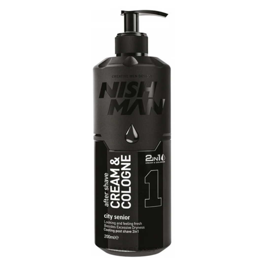 Nish Man Crème Après-Rasage & Cologne City Senior 01 - 400ml
