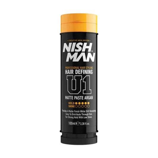 Nish Man Hair Defining Matte Paste Argan 100ml - 12 PCS