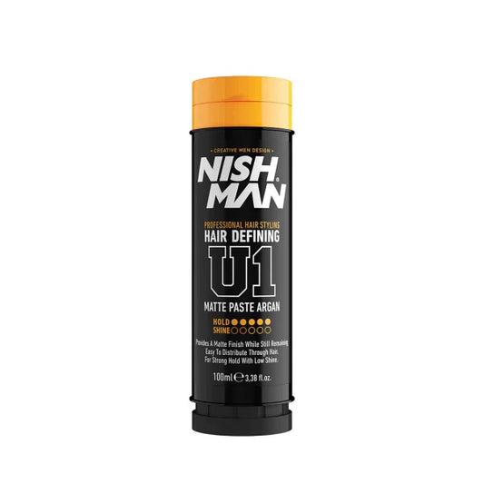 Nish Man Hair Defining Matte Paste Argan 100ml