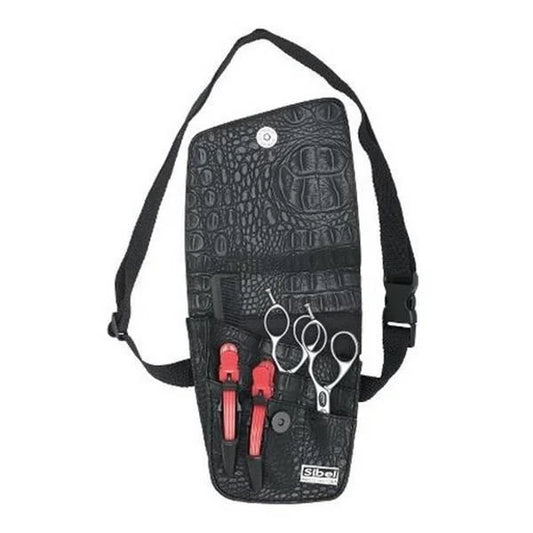 Sibel Holster Trio Crocodile look for 3 scissors