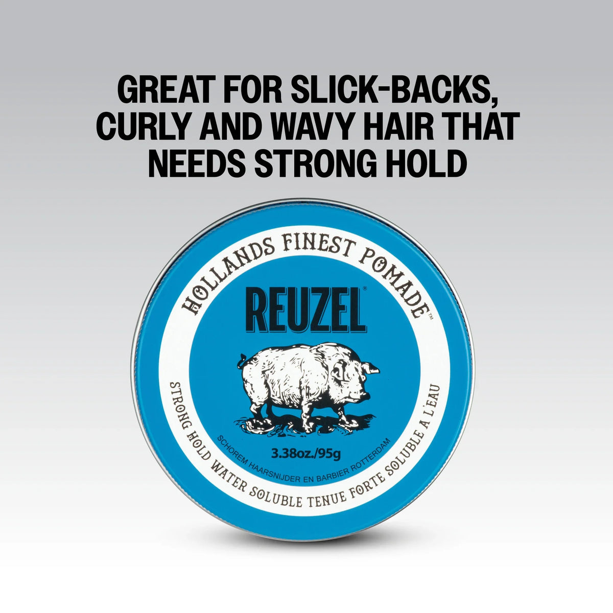 Reuzel Pomade Bleue 95g Nouveau Pack de 3
