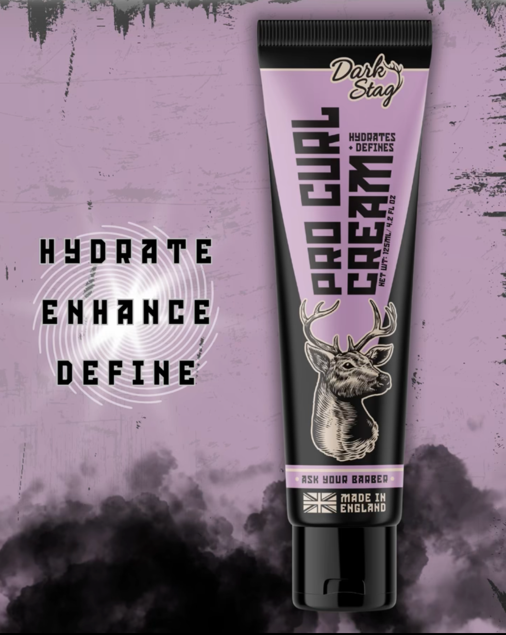 Dark Stag Pro Curl Cream 125ml – 4er-Pack