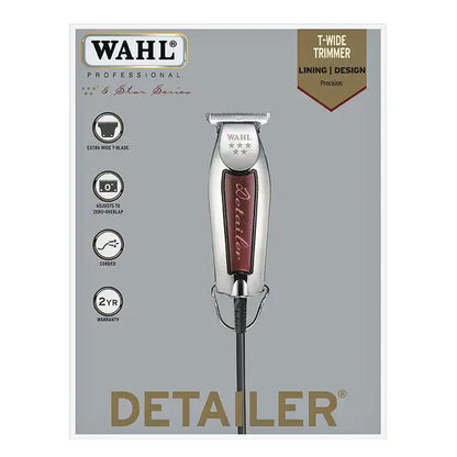 Wahl Detailer 5-Star T-Wide 40,6mm Chrom/Rot