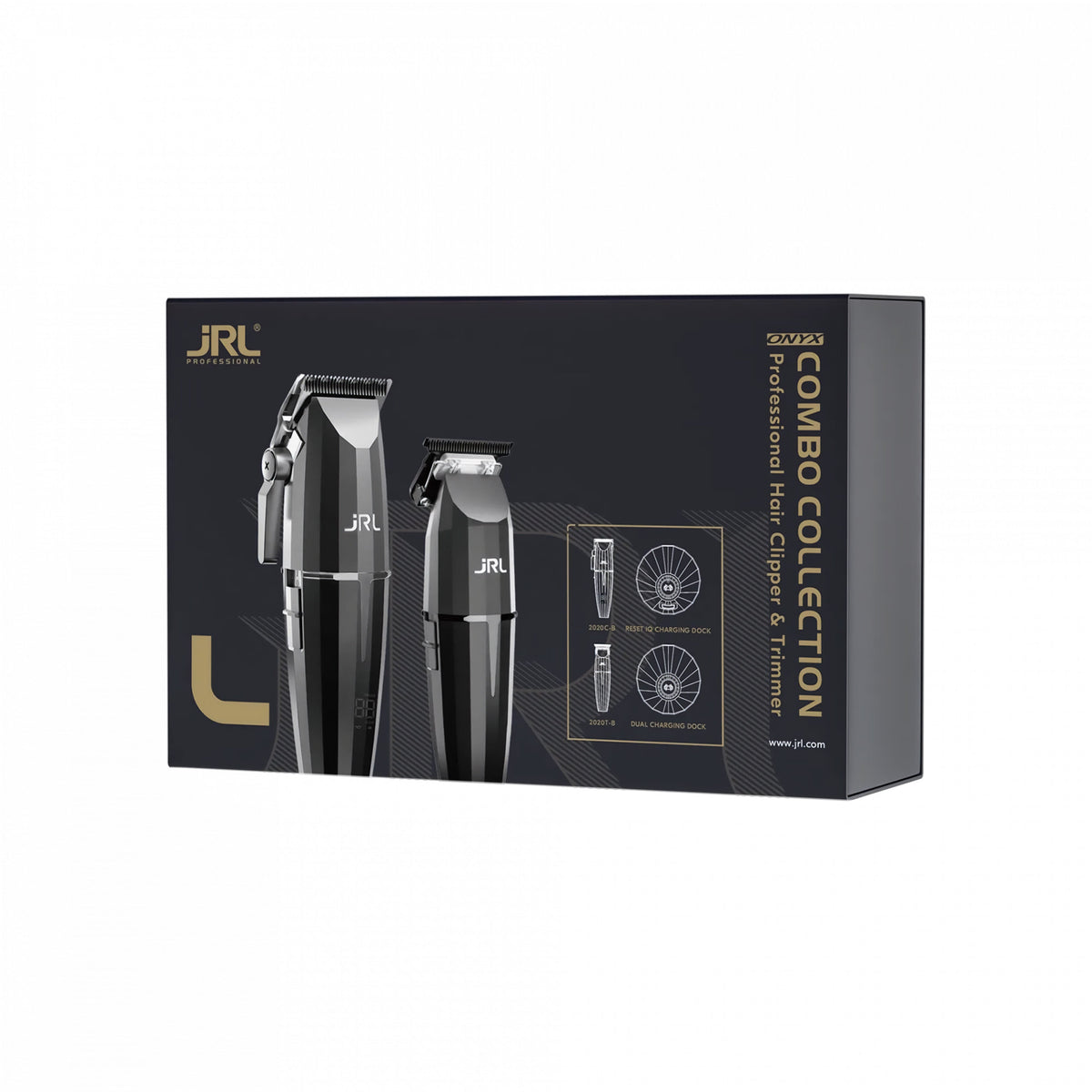 JRL BLACK ONYX CLIPPER + TRIMMER COMBO PACK