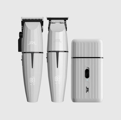 JRL GHOST 2 Limited Edition Set – Haarschneidemaschine, Trimmer & Rasierer in Onyx White