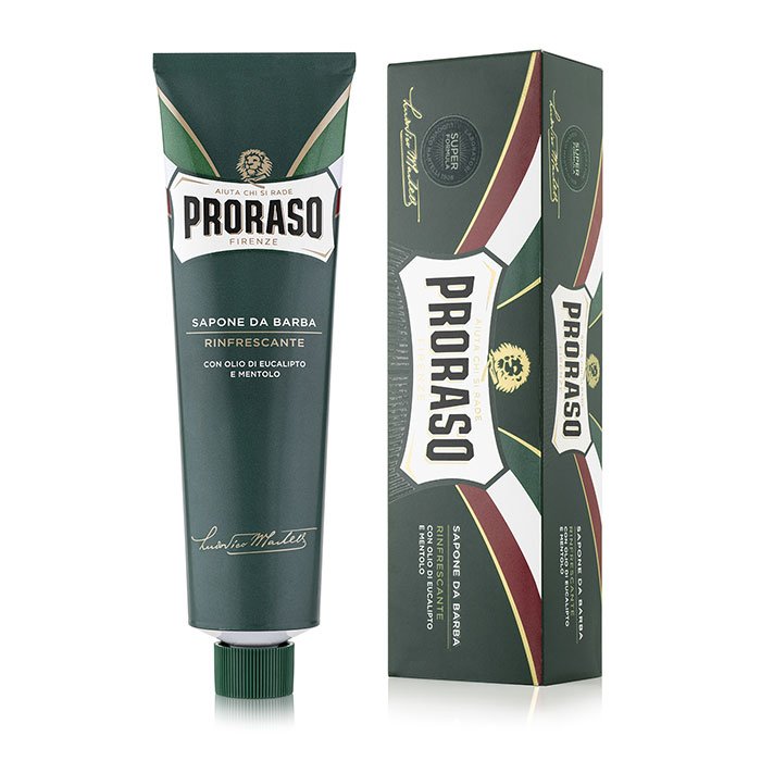 Proraso Rasiercreme Tube Grün Erfrischend 150ml
