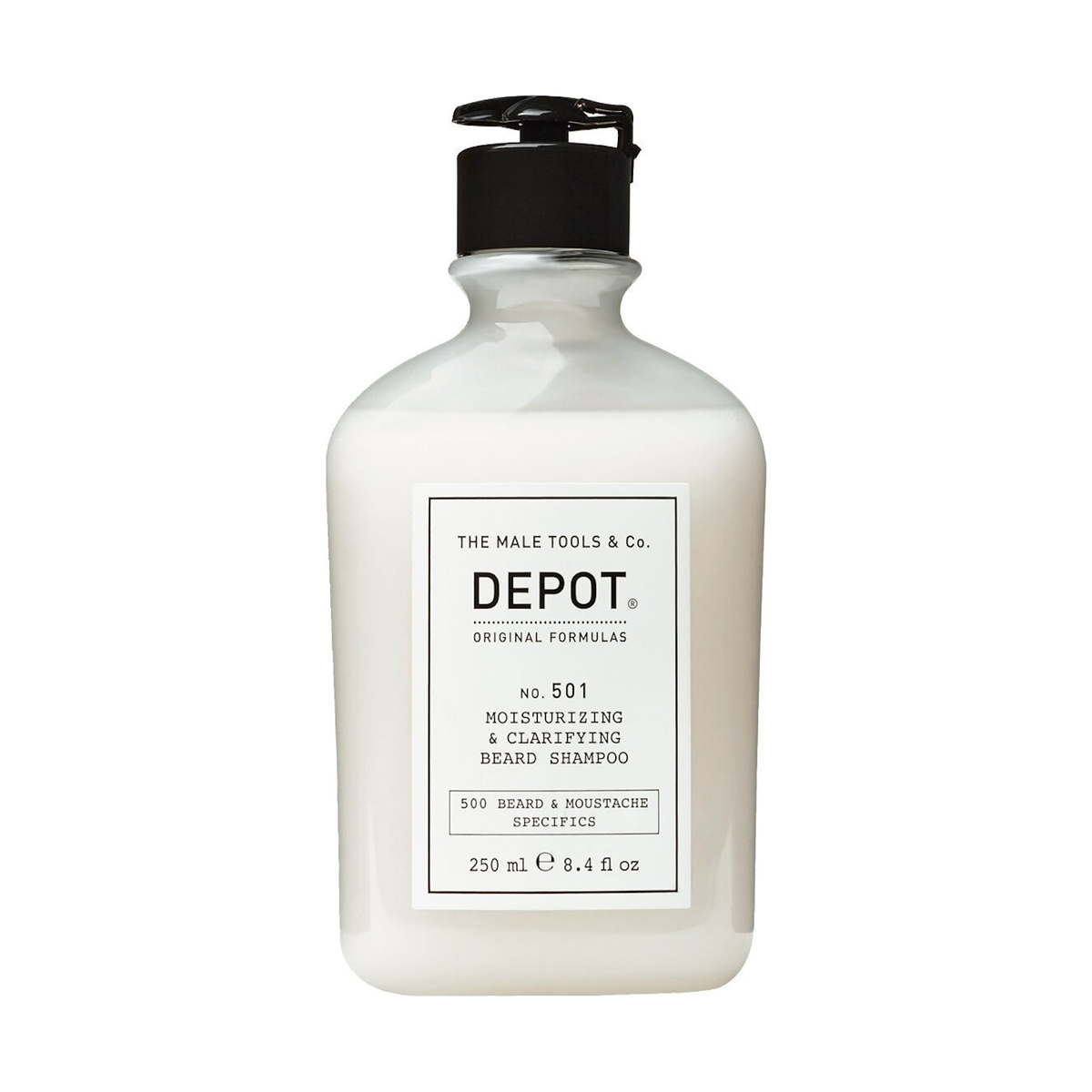 Depot No. 501 - Feuchtigkeitsspendendes & klärendes Bartshampoo 250ml