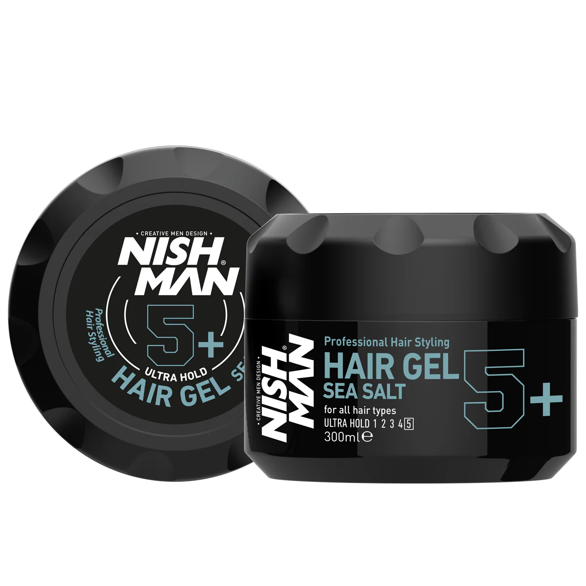 Nish Man Haargel 5+ Meersalz 300ml