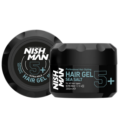 Nish Man Haargel 5+ Meersalz 300ml