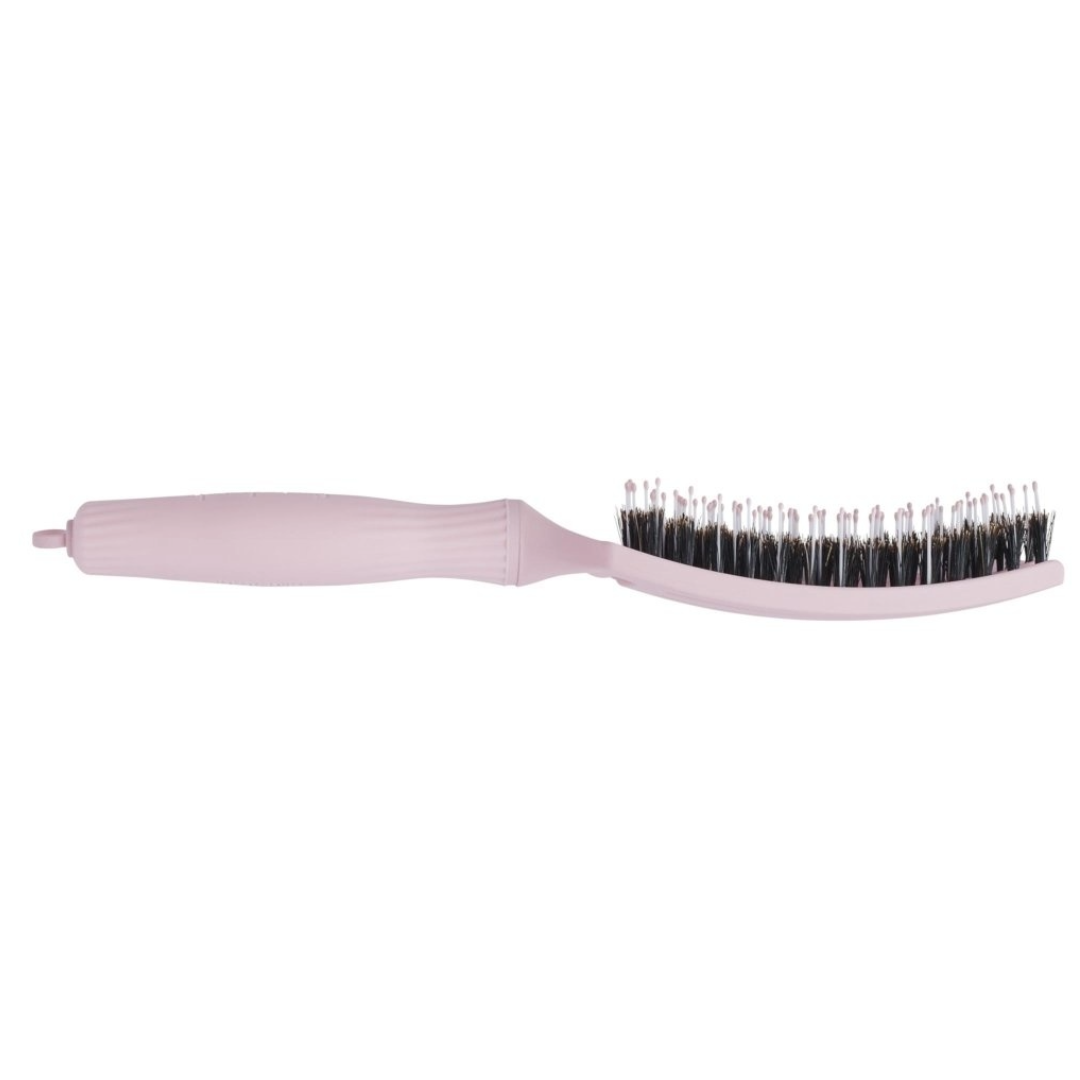 Olivia Garden Finger Brush PASTEL PINK- Medium
