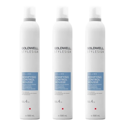 Goldwell STYLESIGN BODIFYING CONTROL MOUSSE 500ML - 3 PIÈCES