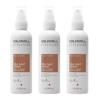 Goldwell STYLESIGN SPRAY AU SEL DE MER 200ML - 3 PIÈCES