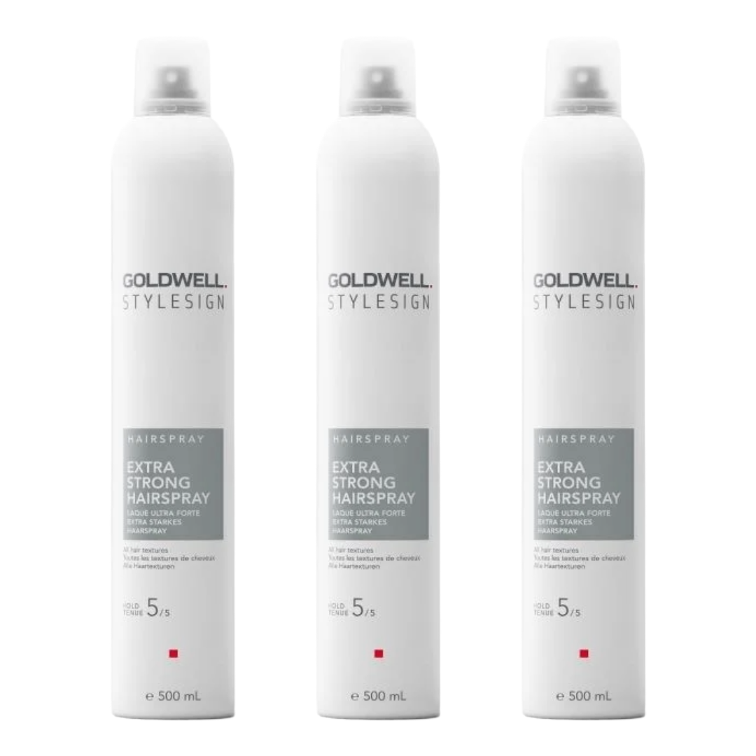 Goldwell STYLESIGN EXTRA STRONG HAARSPRAY 500ML - 3 STÜCK