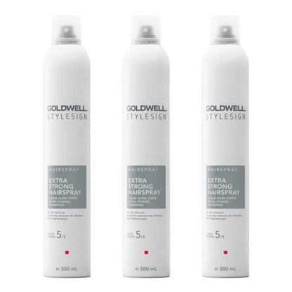 Goldwell STYLESIGN EXTRA STRONG HAARSPRAY 500ML - 3 STÜCK