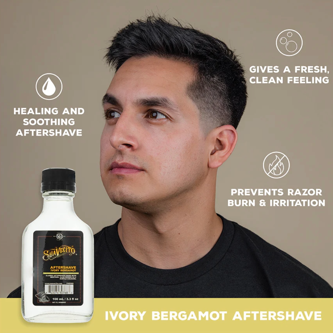 Suavecito Aftershave Ivory Bergamot 100ml