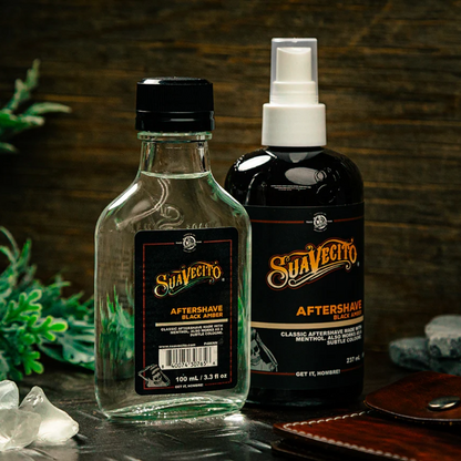 Suavecito Aftershave Black Amber 237ml