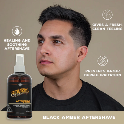 Suavecito Aftershave Black Amber 237ml