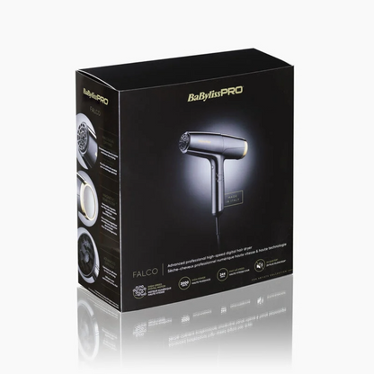 Babyliss Pro FALCO Advanced Professional Digital Haartrockner Schwarz/Gold