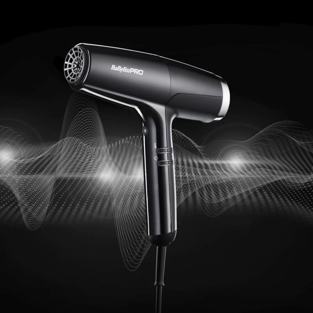 Sèche-cheveux professionnel numérique Babyliss Pro FALCO Advanced Noir/Argent