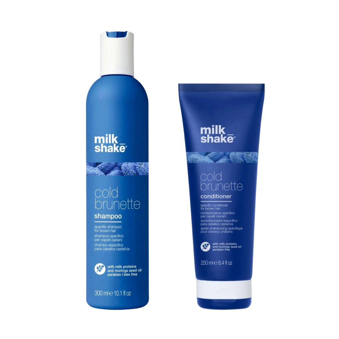Milkshake Cold Brunette Shampoo 250ml + Conditioner Set 300ml