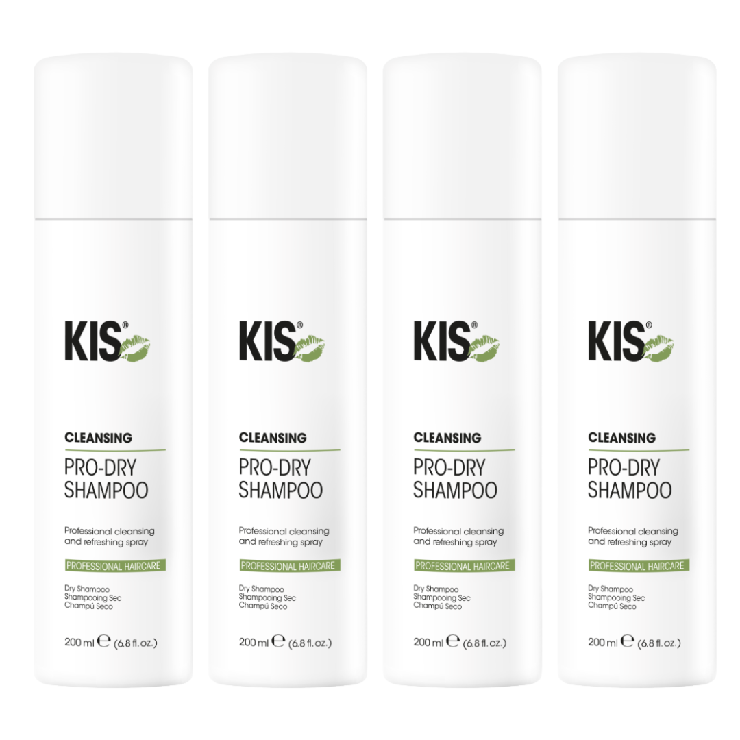 KIS Pro Dry Shampoo 200ml - 4 PIÈCES