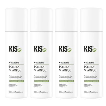 KIS Pro Dry Shampoo 200ml - 4 PIÈCES