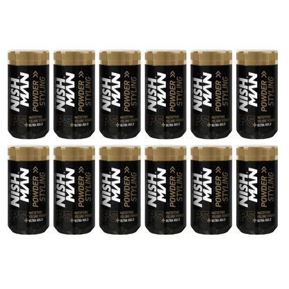 Poudre coiffante Nish Man 20gr P5 Ultra Hold - Lot de 12