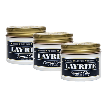 Layrite Original Cement Clay 120g - LOT DE 3