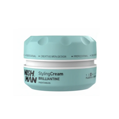 Nish Man Haarstyling Creme Brilliantine 150ml - 12 Stk.