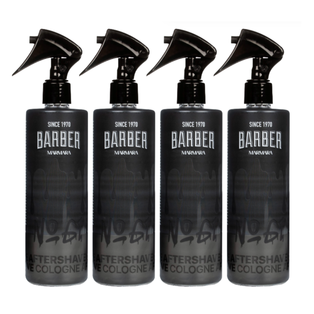 MARMARA BARBER Aftershave Cologne 400ml - No 61 - 4er Pack