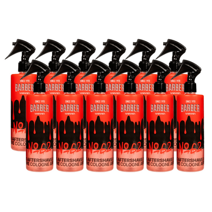 MARMARA BARBER Aftershave Cologne 400ml - No 62 - 12 Pack