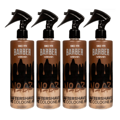 MARMARA BARBER Aftershave Kölnischwasser 400ml - Nr. 63 - 4er Pack