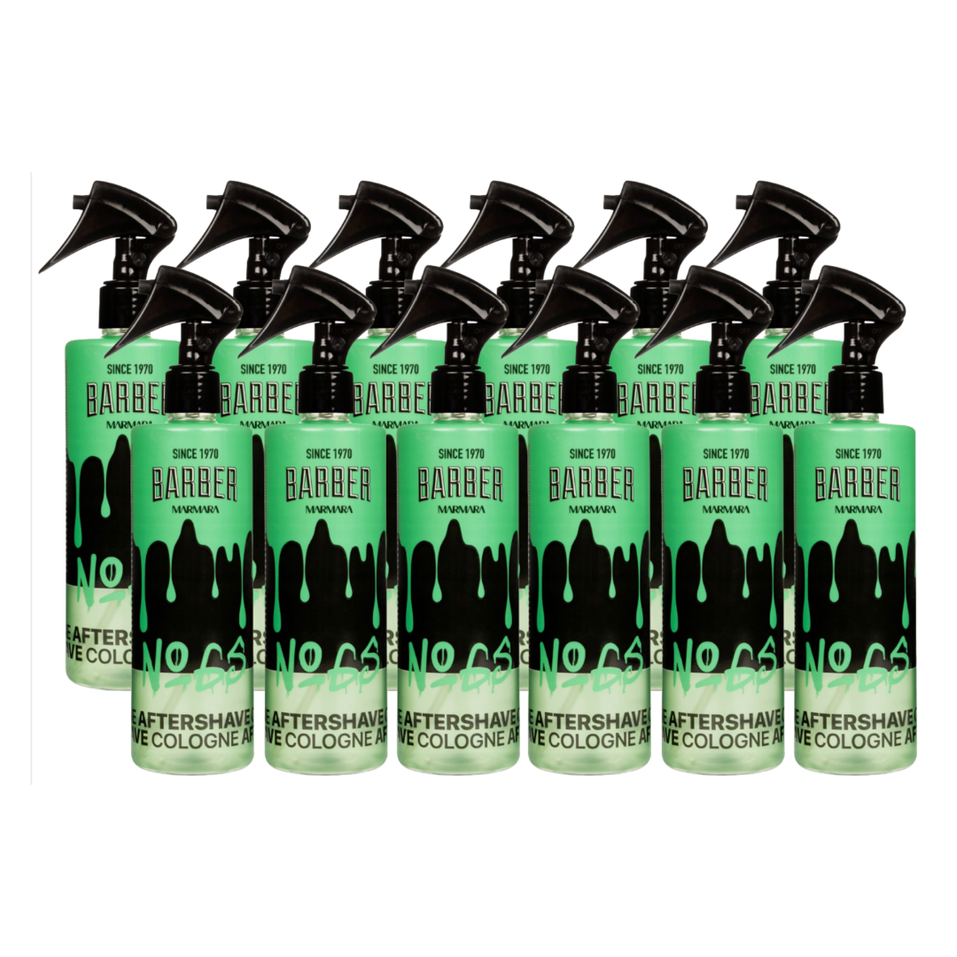 MARMARA BARBER Aftershave Cologne 400ml - No 65 - 12er Pack