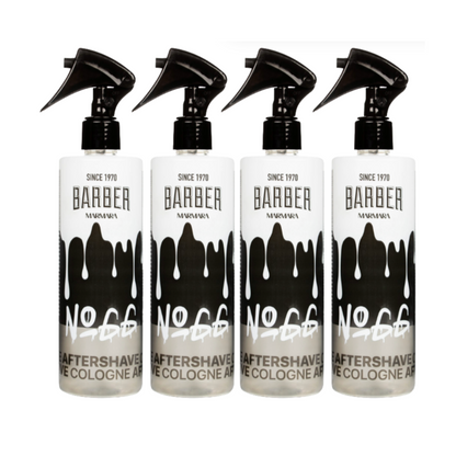 MARMARA BARBER Aftershave Cologne 400ml - No 66 - 4 Pack