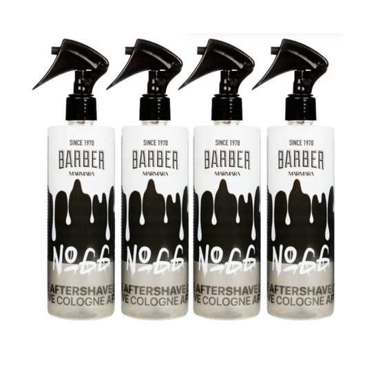 MARMARA BARBER Aftershave Cologne 400ml - No 66 - 4 Pack